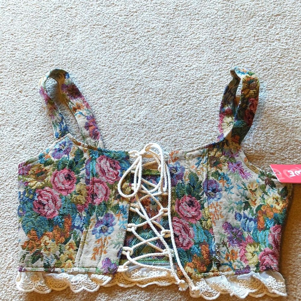Floral Corset Top